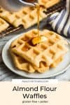 almond flour waffles pin