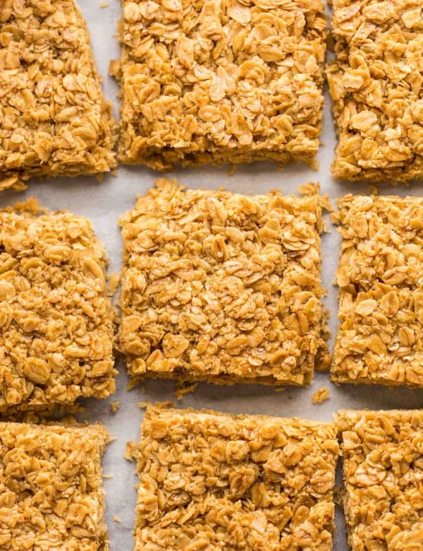 gluten free flapjacks slices