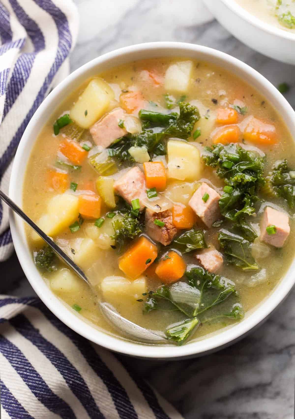 Dairy Free Ham and Potato Soup