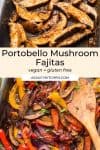 Portobello Mushroom Fajitas Pin Graphic