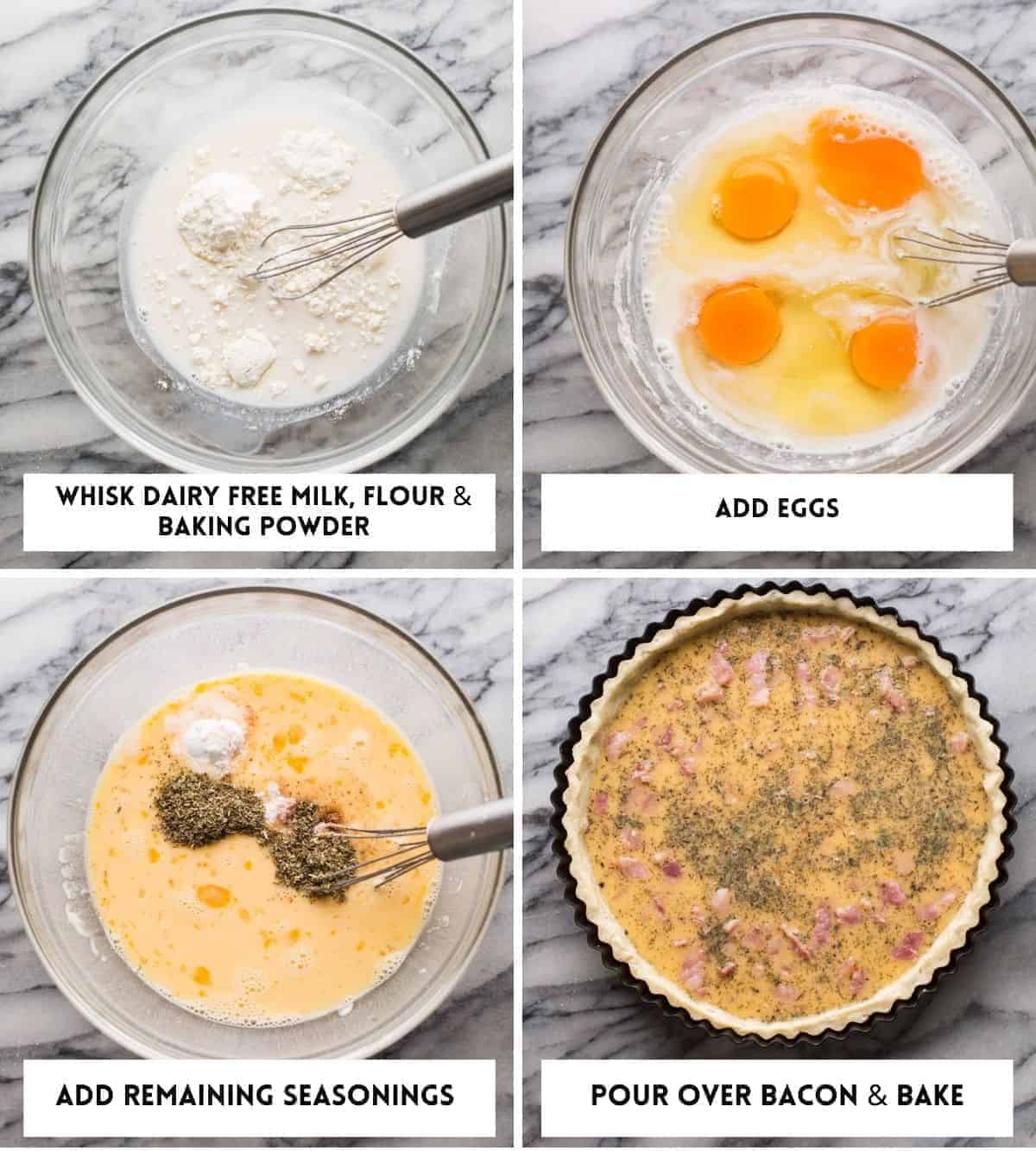 Dairy Free Quiche Lorraine (Low FODMAP) A Saucy Kitchen