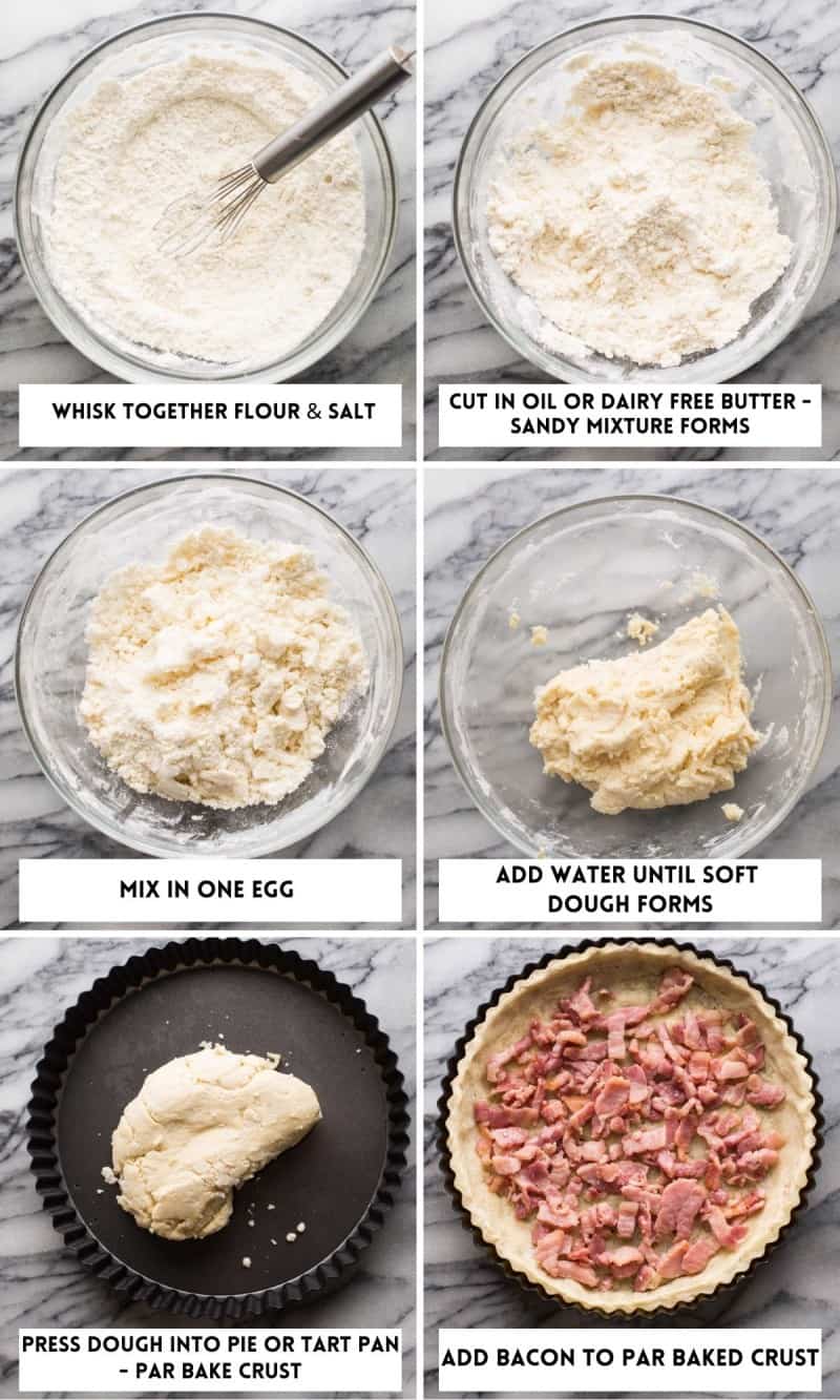 Dairy Free Quiche Lorraine (Low FODMAP) A Saucy Kitchen