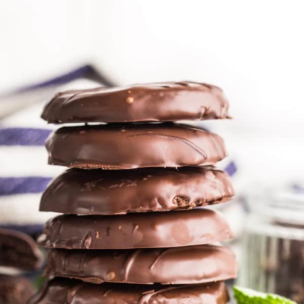 stack of Gluten Free Thin Mints