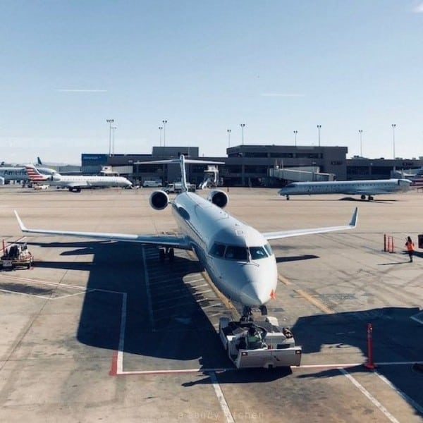 airplane getting ready for flight