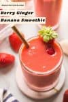 Berry Ginger Smoothie Pin Graphic