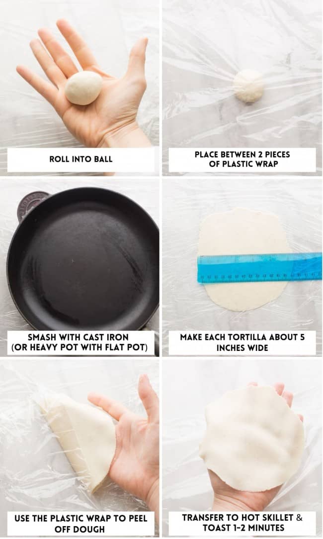 Homemade Corn Tortillas Recipe ( with or without a tortilla press) A