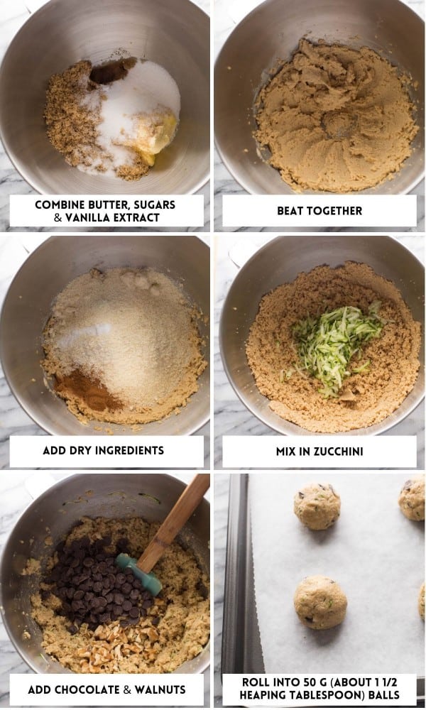 Chocolate Chip Almond Flour Zucchini Cookies A Saucy Kitchen