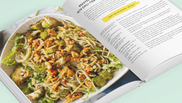 A picture of What's Inside Effortless Vegan Cookbook
