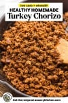 Turkey Chorizo pin graphic