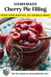 homemade cherry pie filling pinterest marketing image