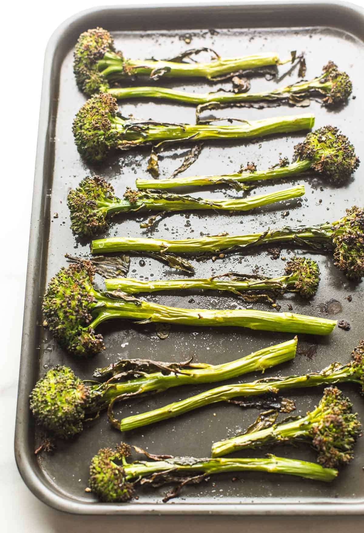 Crispy Roasted Tenderstem Broccoli (Broccolini) A Saucy Kitchen