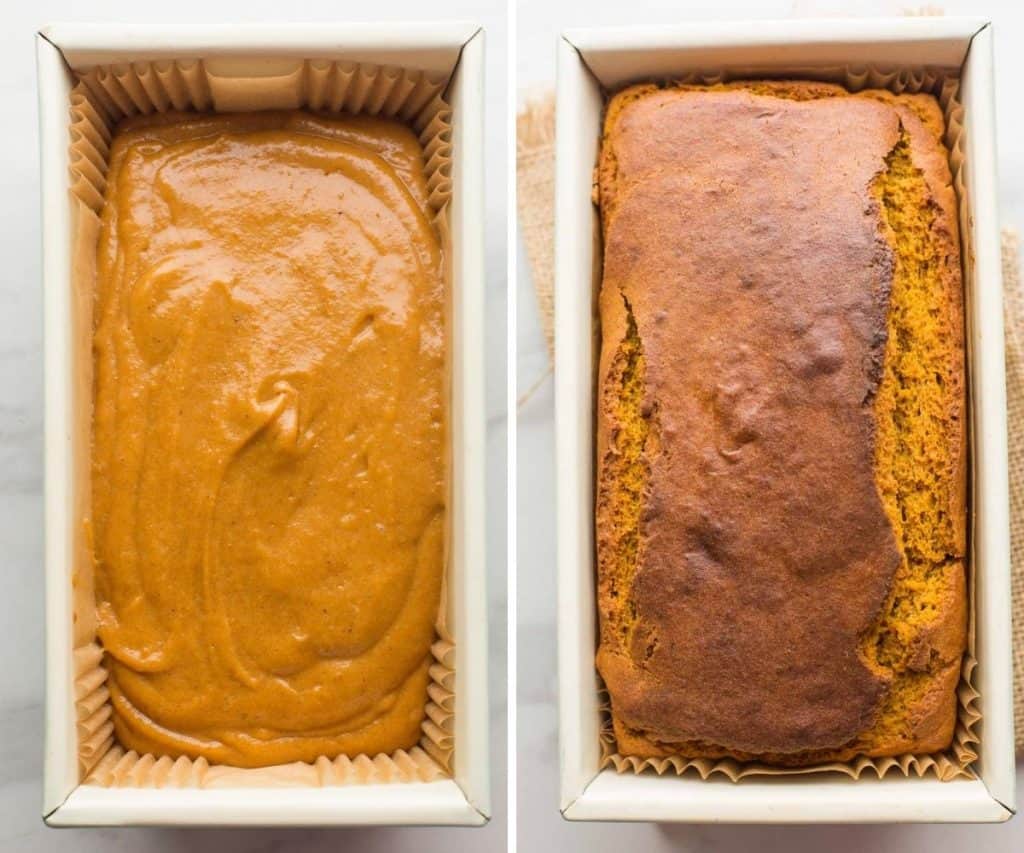 gluten free pumpkin bread batter - baking collage.jpg