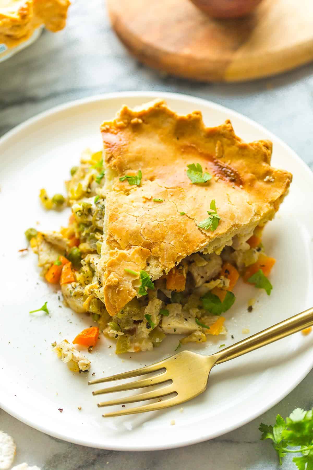 Gluten Free Chicken Pot Pie - A Saucy Kitchen