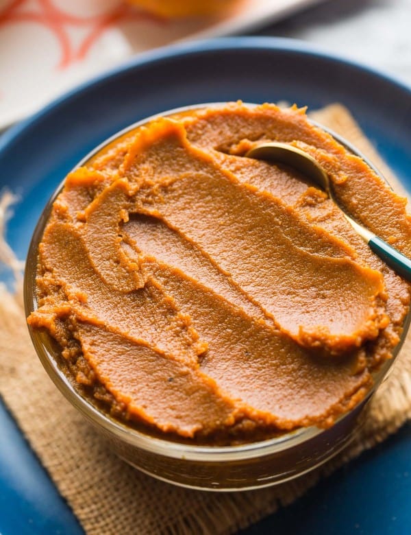 Homemade Pumpkin Butter Recipe in a serving bowl