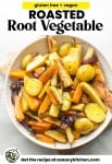 Roasted Root Vegetables pinterest image