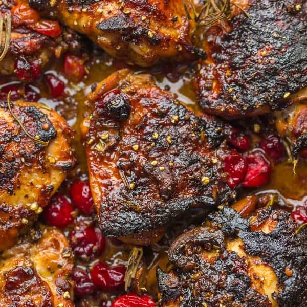 Balsamic-Rosemary-Cranberry-Chicken-Thighs up close