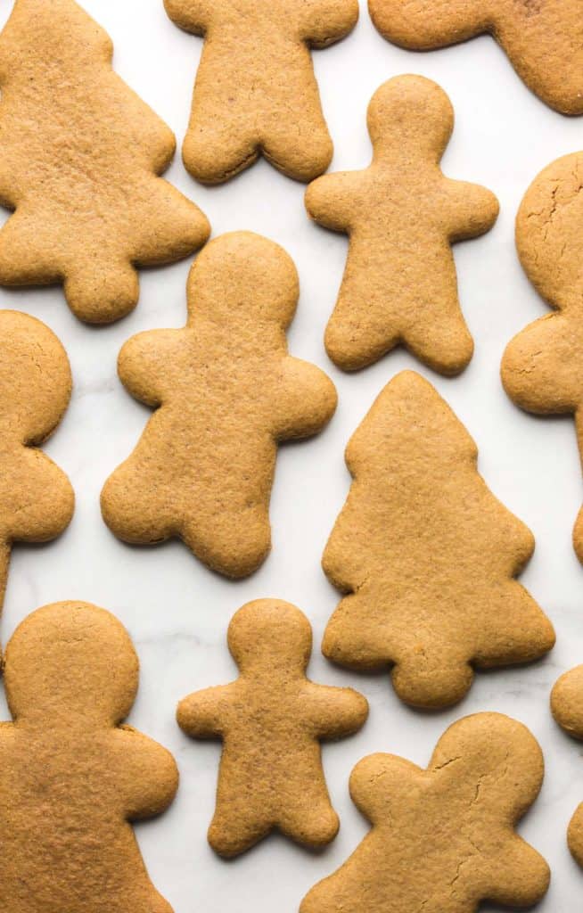 unfrosted Gluten Free Gingerbread Cookies 