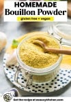 Homemade Vegetable Bouillon Powder pinterest image