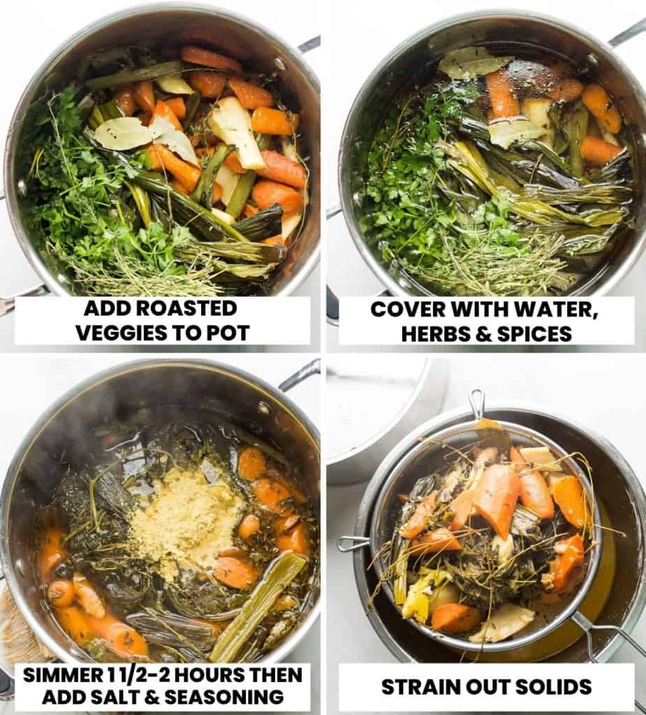 vegetable stock collage
