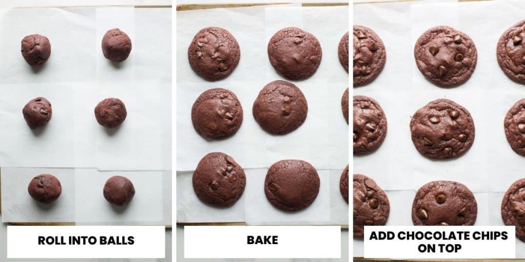 Paleo Red Velvet Cookie collage