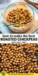 roasted chickpeas pinterest image