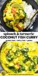 Spinach & Turmeric Fish Curry pin image