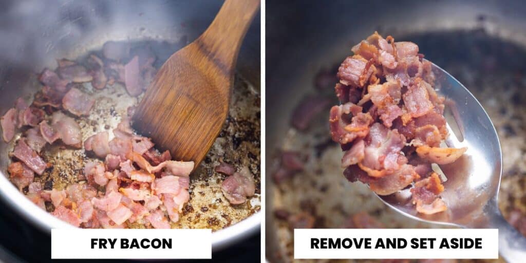 frying bacon in the instant pot 