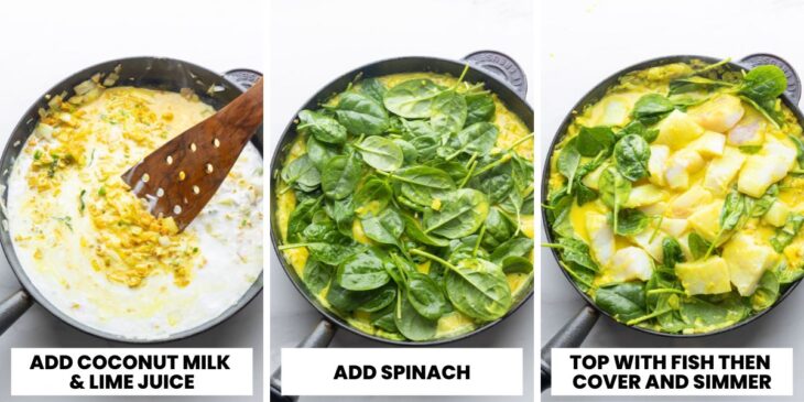 Spinach & Turmeric Fish Curry - A Saucy Kitchen