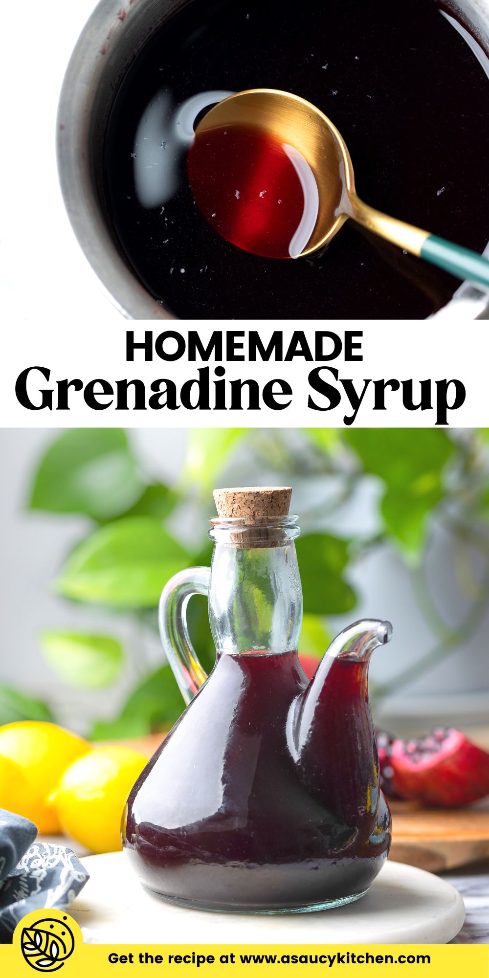 Homemade Grenadine Syrup A Saucy Kitchen