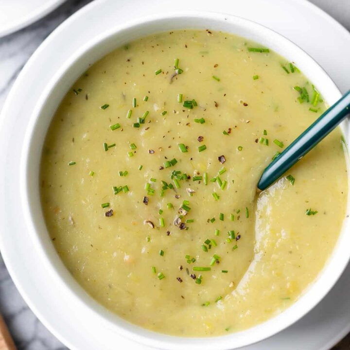 Leek and Potato Soup (No Cream)-image