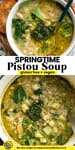 springtime pistou soup pinterest marketing graphic