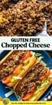 Chopped Cheese Sandwich (Gluten Free) pinterest marketing image