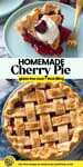 gluten free cherry pie pinterest image