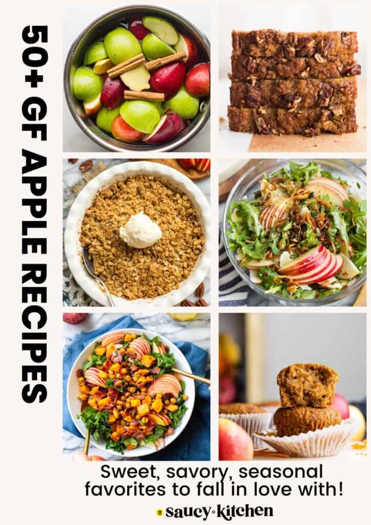 50+ Recipes: gluten free apple ideas - sweet, savory, seasonal favorites to fall in love with