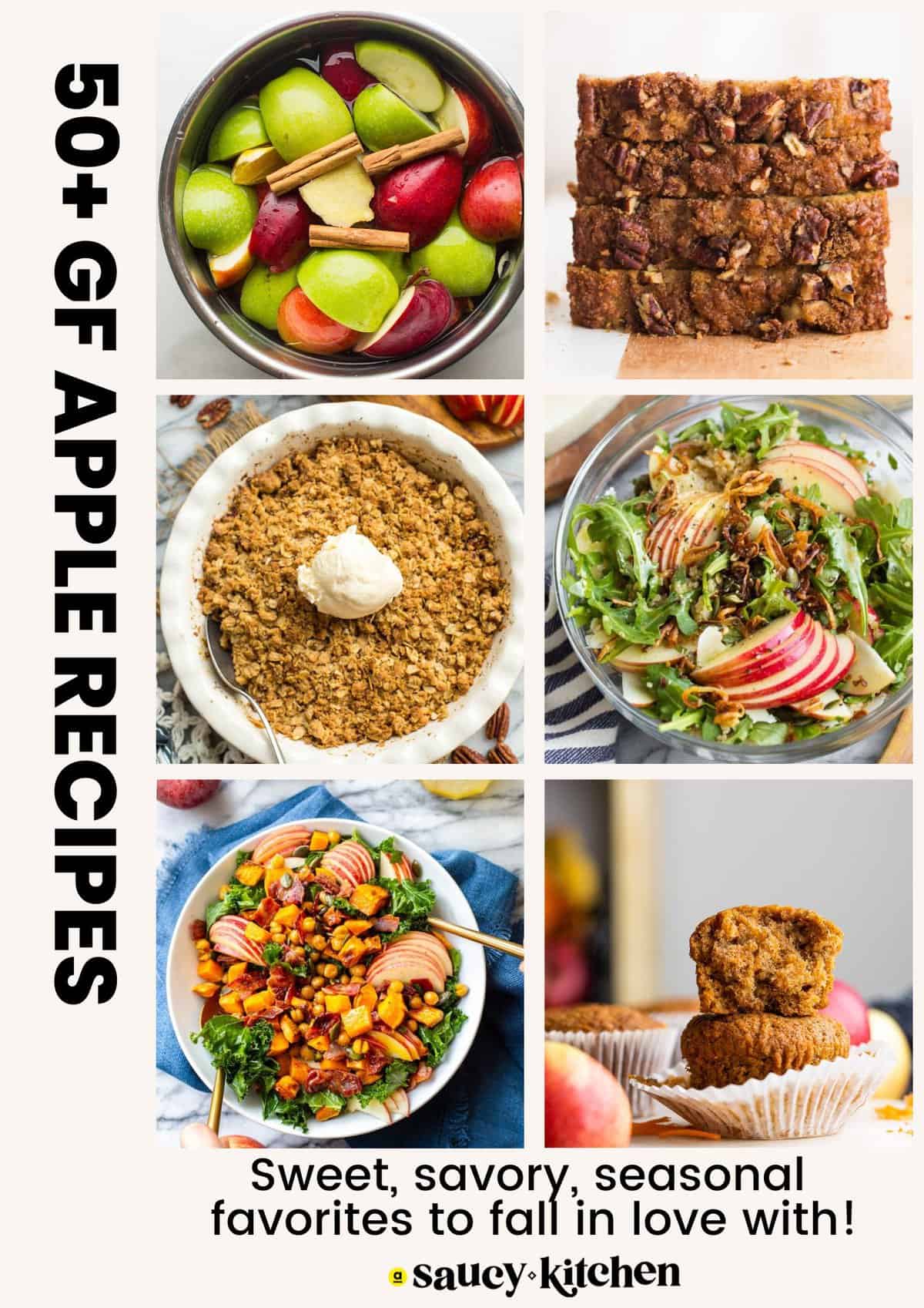 50+ Gluten Free Apple Recipes - A Saucy Kitchen