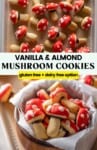 Vanilla & Almond Mushroom Cookies pinterest marketing image