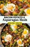 Asparagus Potato Hash pinterest marketing image