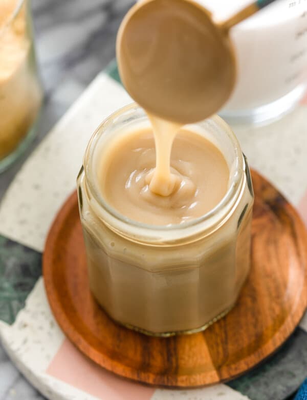 Coconut Milk Condensed Milk in a jar