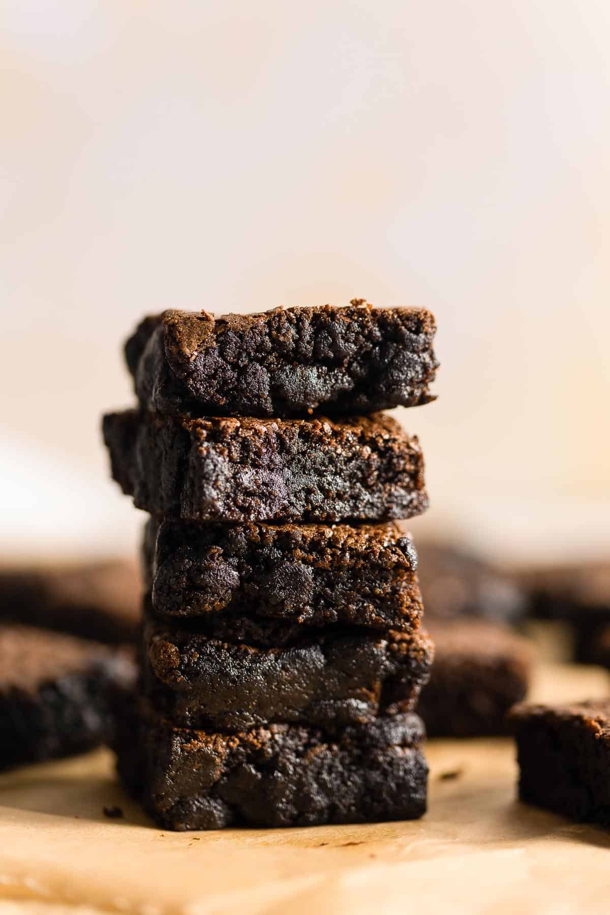 Fudgy Carob Brownies (GlutenFree) A Saucy Kitchen