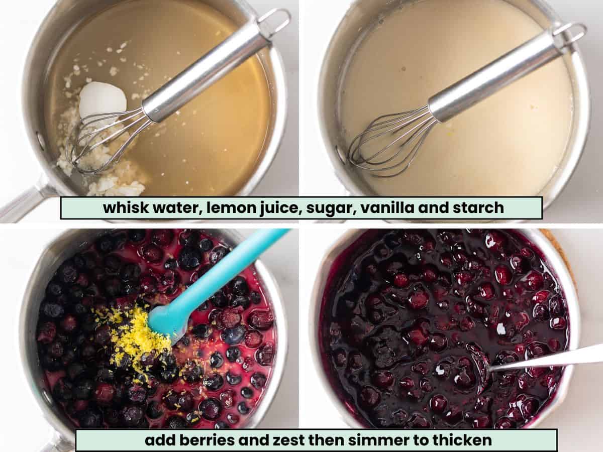 Blueberry Pie Filling Sauce - A Saucy Kitchen