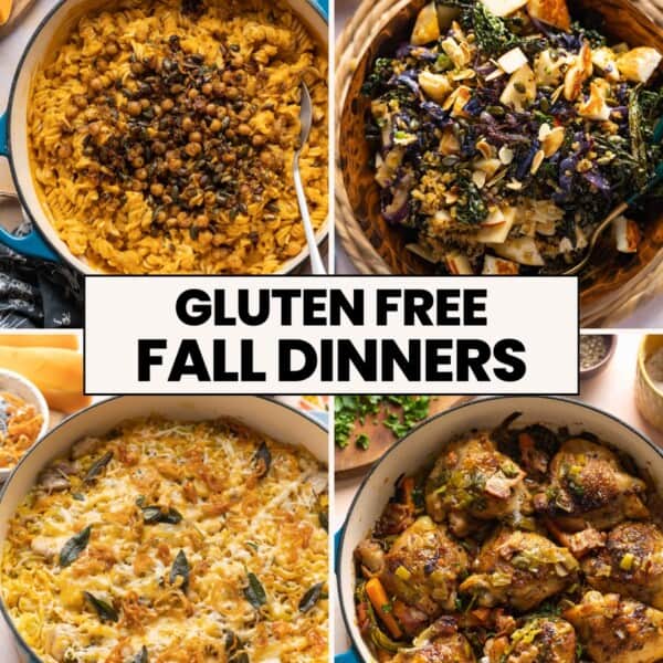Gluten free fall dinners thumbnail of four different gf dinners recipes