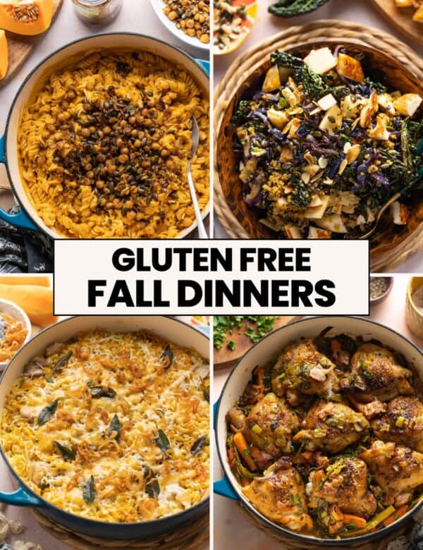 Gluten free fall dinners thumbnail of four different gf dinners recipes