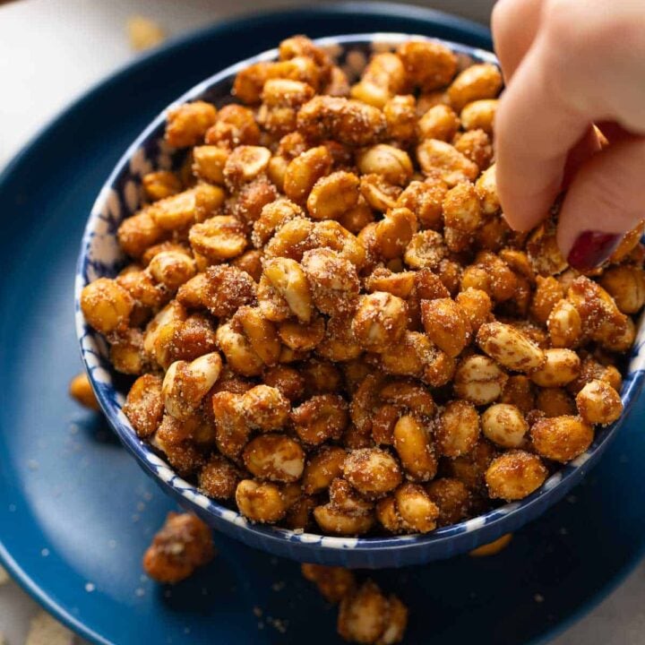 Honey Roasted Peanuts - A Saucy Kitchen