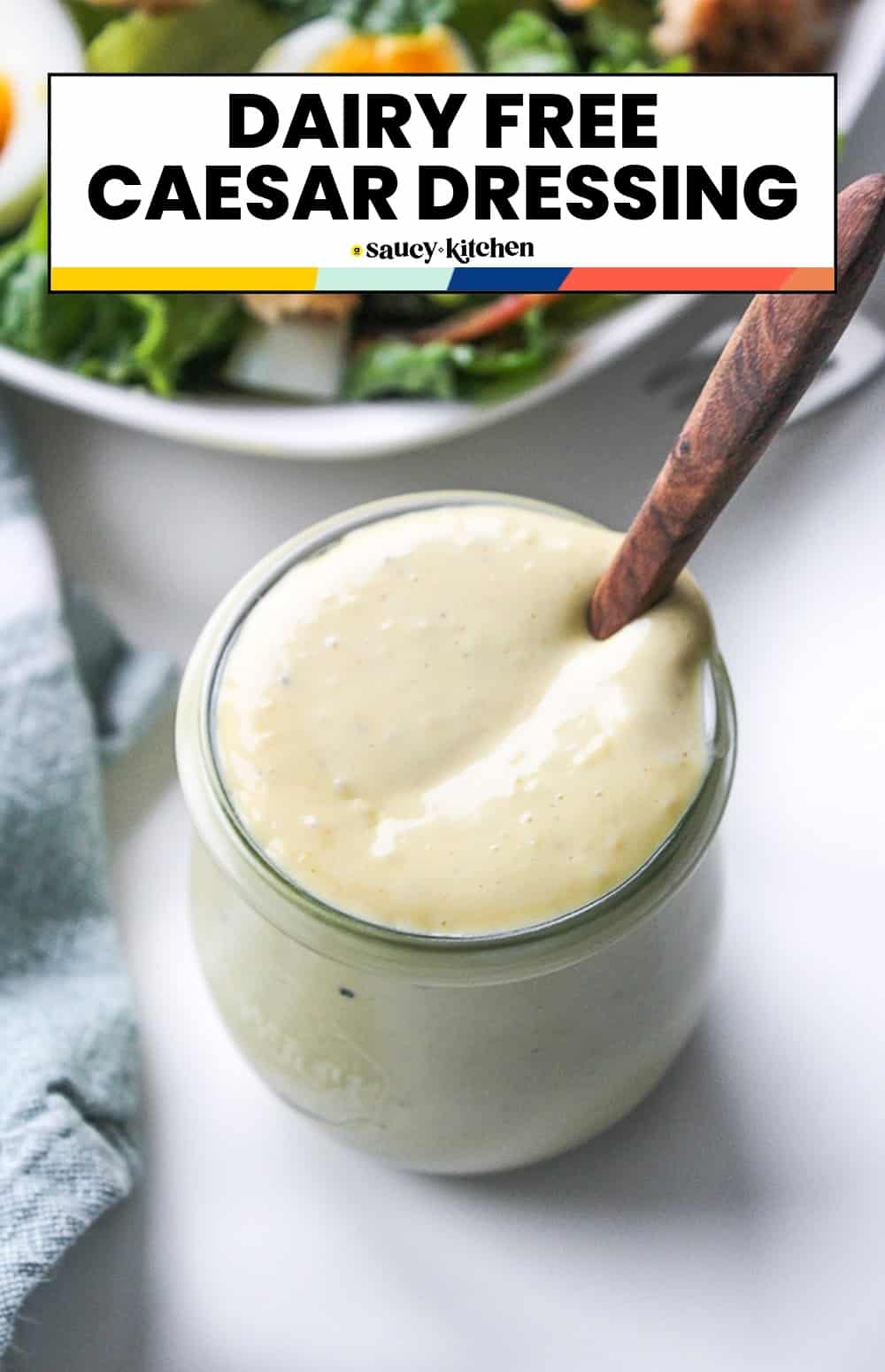 dairy free caesar salad dressing Dairy-free Caesar Salad Dressing with MCT Oil